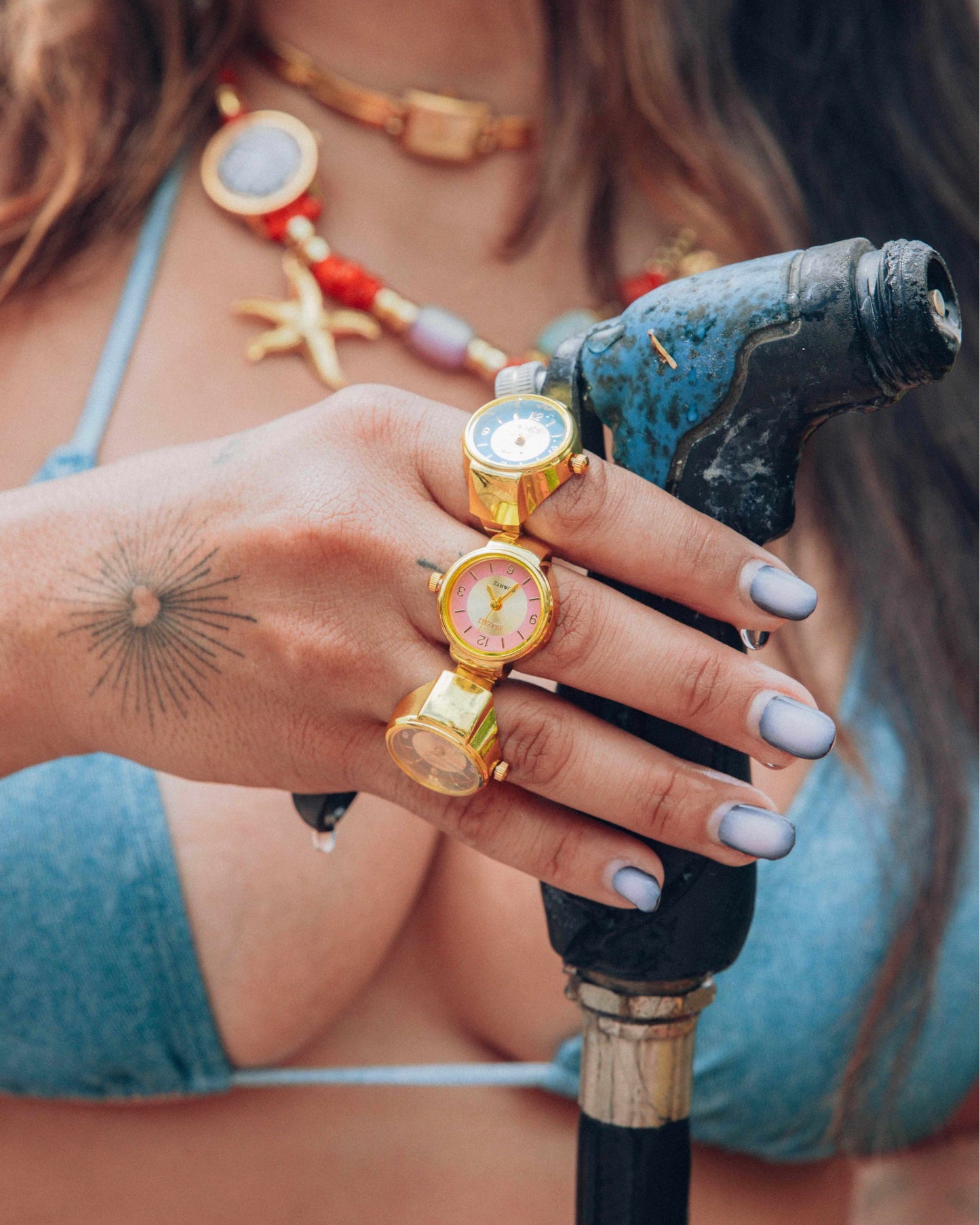Caribbean Dial Watch Rings